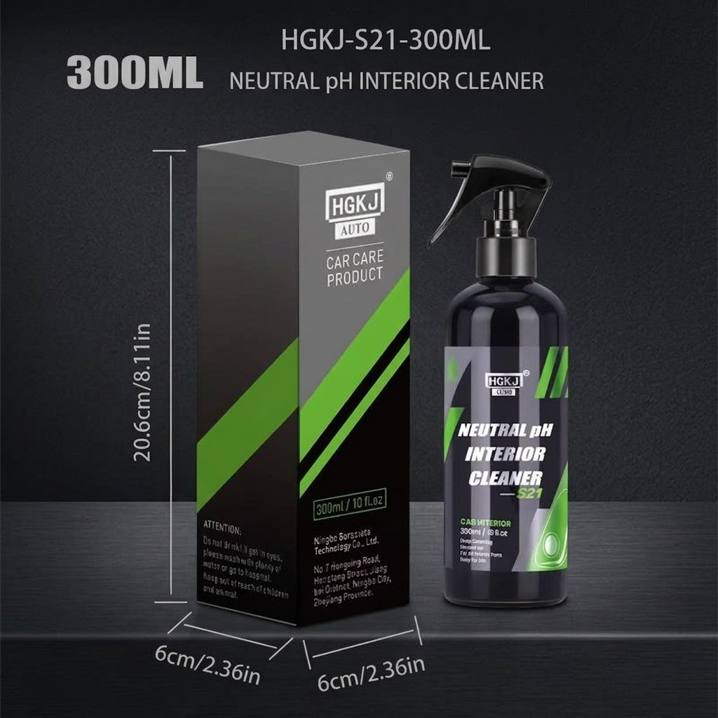 Car Interior Cleaner Foam Spray - Fabric, Upholstery & Leather Seat Cleaner