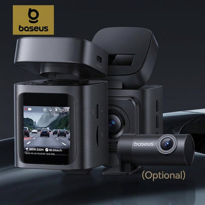 Baseus PrimeTrip VD1 Dash Cam - 3K Front + 1080P Rear with GPS & WiFi