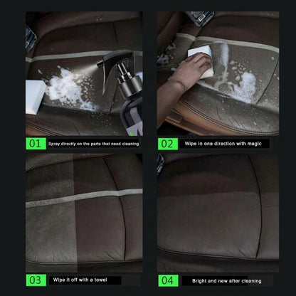 Car Interior Cleaner Foam Spray - Fabric, Upholstery & Leather Seat Cleaner