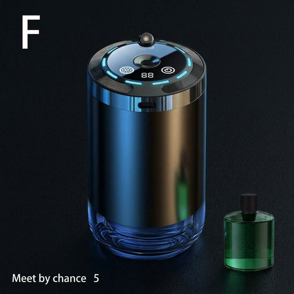 Car Humidifier & Air Freshener - Colorful Aroma Diffuser with Light