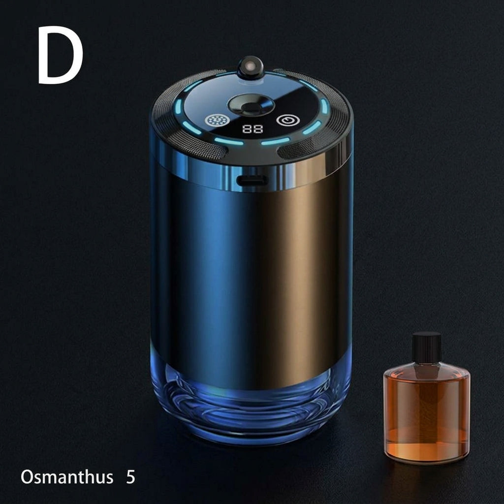 Car Humidifier & Air Freshener - Colorful Aroma Diffuser with Light