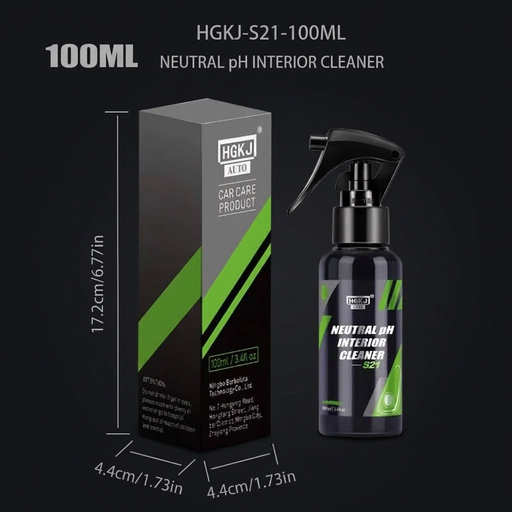 Car Interior Cleaner Foam Spray - Fabric, Upholstery & Leather Seat Cleaner