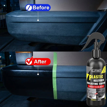 Car Plastic Restorer & Color Reviver - Interior & Exterior Coating Gel, Lasts 3-4 Years