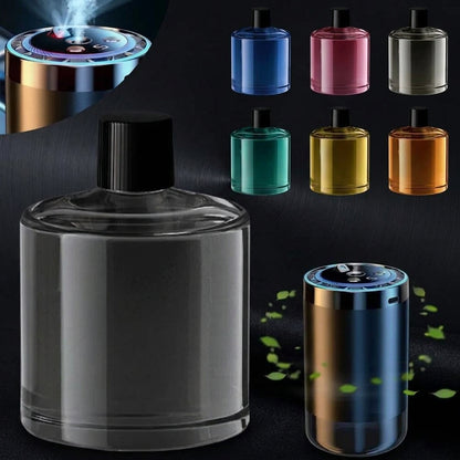 Car Humidifier & Air Freshener - Colorful Aroma Diffuser with Light