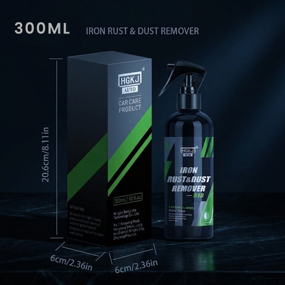 Iron Rust & Dust Remover Spray for Wheels & Tires - Iron Powder Remover for Car