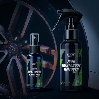 Iron Rust & Dust Remover Spray for Wheels & Tires - Iron Powder Remover for Car